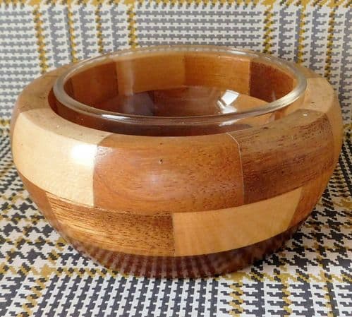 Vintage Cambridge Ware wooden bowl for jam sauce sugar preserve 1950s 1960s 5